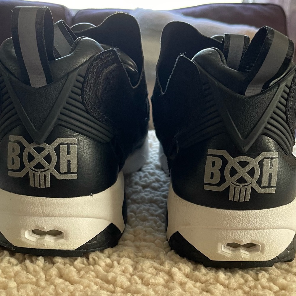 Reebok Bounty Hunter x Atmos x Packer x InstaPump Fury Black White, Size 9 - Picture 12 of 13